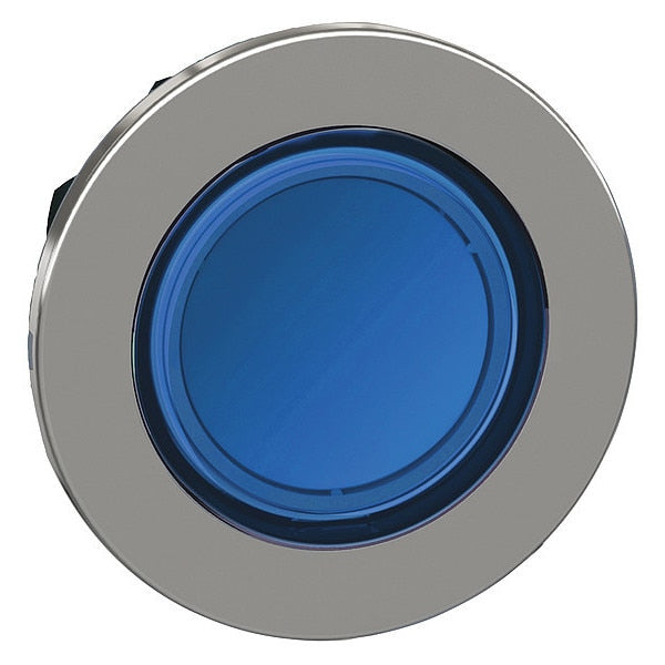 Pushbutton Head, 30 mm, Blue