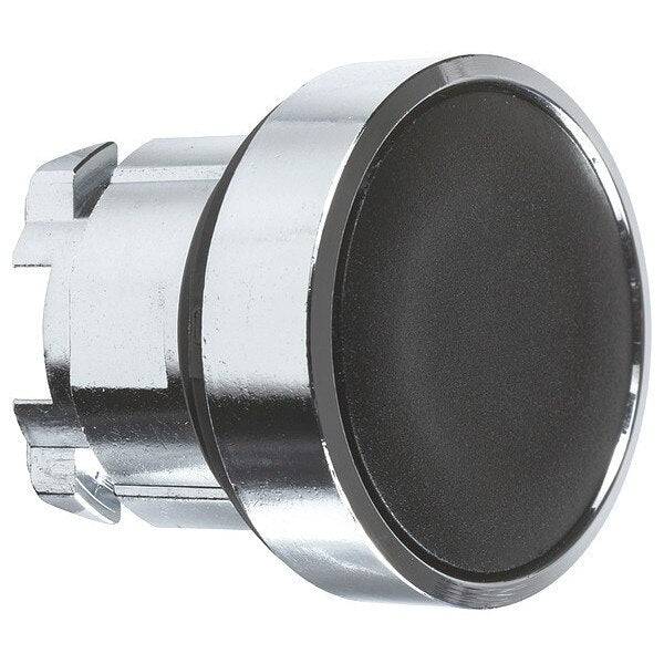 Pushbutton Head, 22 mm, Black