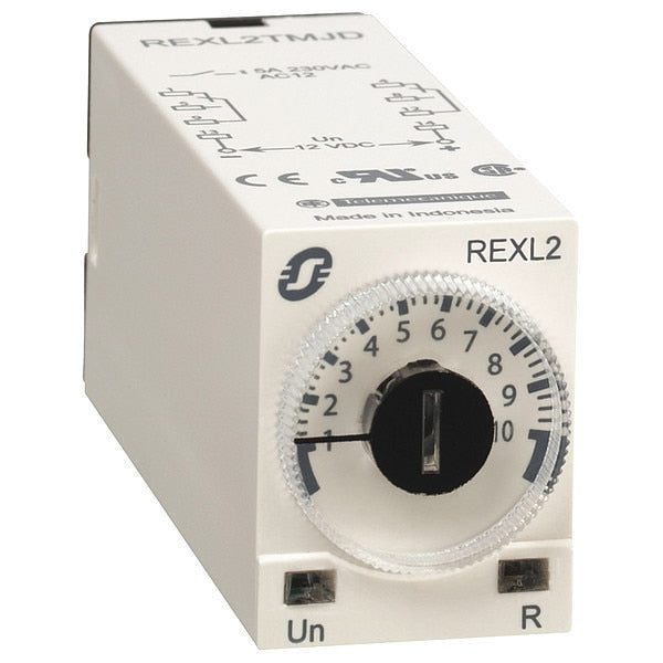 Time Delay Relay, 12V DC, 8 Pins