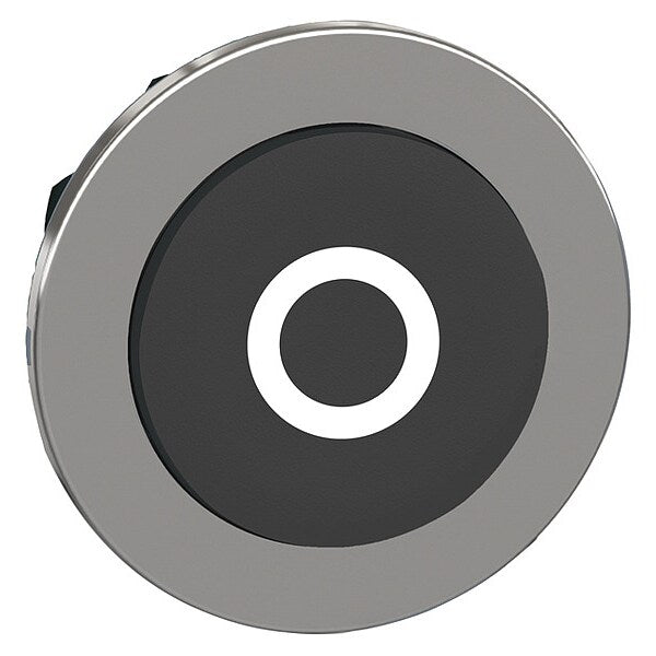 Pushbutton Head, 30 mm, Black