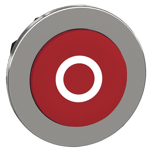 Pushbutton Head, 30 mm, Red