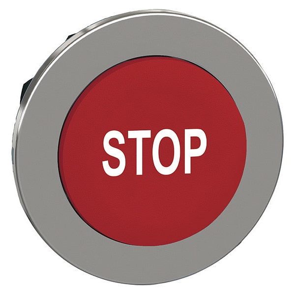 Pushbutton Head, 30 mm, Red