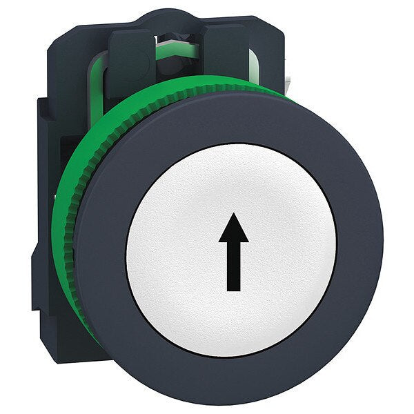 Push Button, 30 mm, 1NO, White