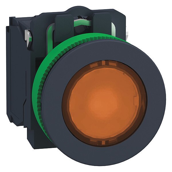Push Button, 30 mm, 1NO/1NC, Orange