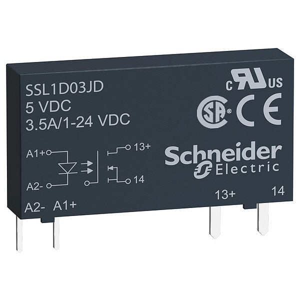 Solid State Relay, 3-12V DC, 3.5A, Pins