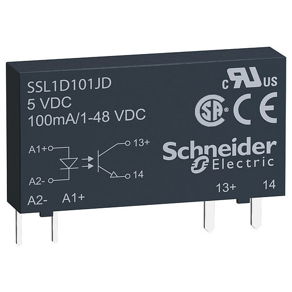 Solid State Relay, 16-30V DC, 0.1A, Pins