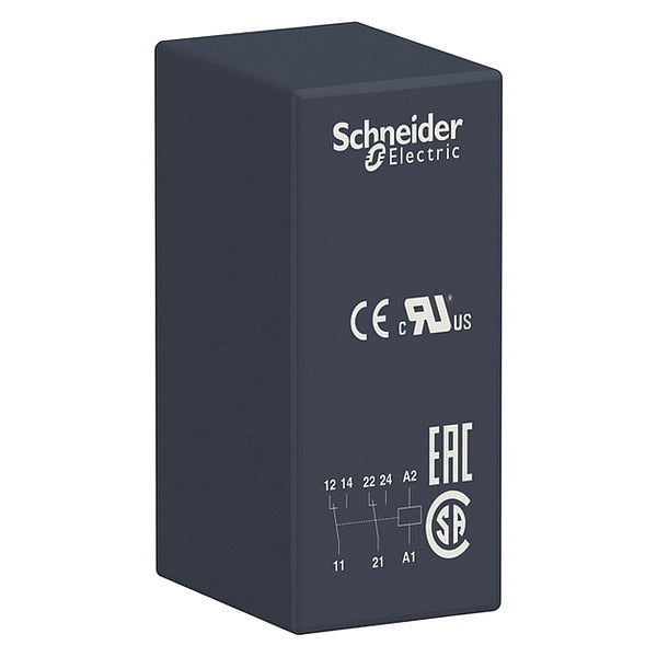Relay, 220V AC Coil Volts, Square, 8 Pin, 2 C/O