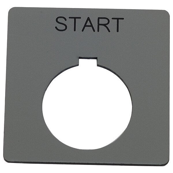 Legend Plate, Square, Start Legend