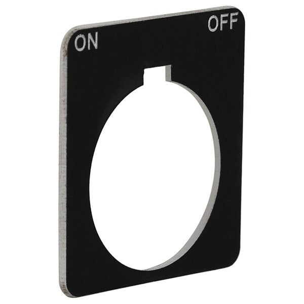 Legend Plate, Square, ON/OFF Legend