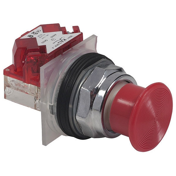 Pilot Light, 110 to 120VAC, Red, LED Lamp