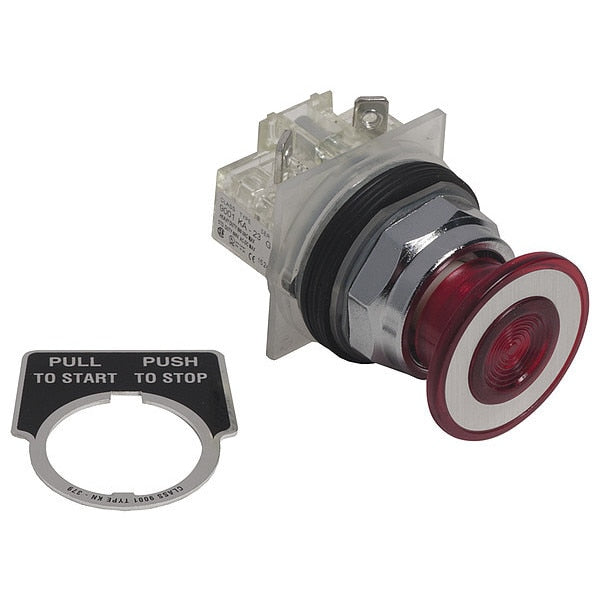 Push Button, 30 mm, 1 NO/1 NC, 1NC, 1NO