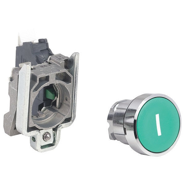 Push Button, 22 mm, 1 NO, Green