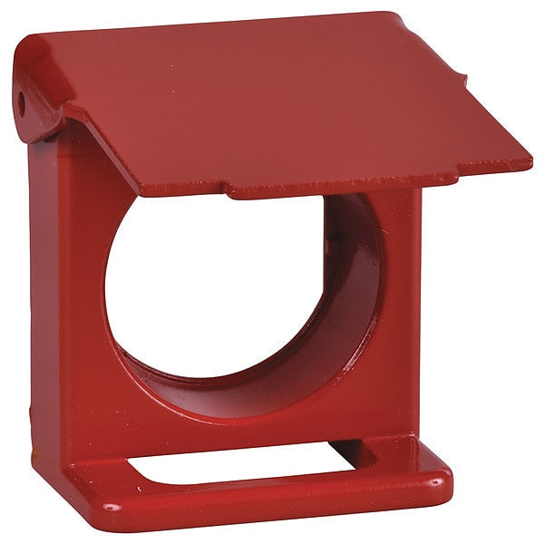 Padlockable Flap, Red, 22mm