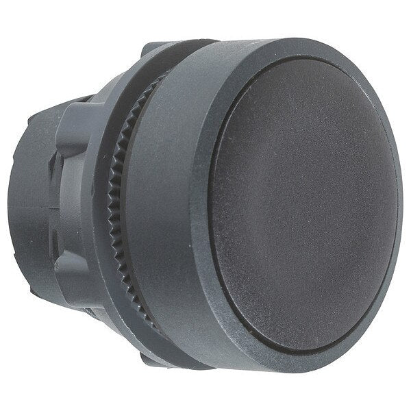 Pushbutton Head, 22 mm, Black