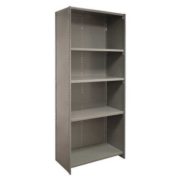 Metal Shelving, Gray, 850 lb, 18