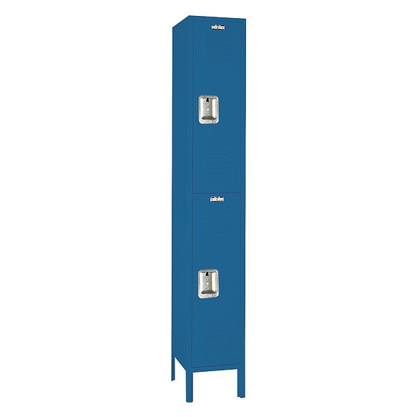 Wardrobe Locker, (1) Wide, (2) Tier, Steel, 12 in W, 12 in D, 66 in H