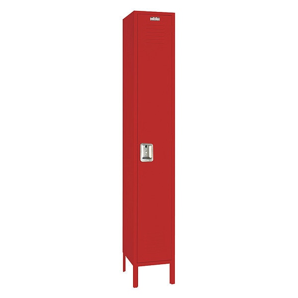 Wardrobe Locker, (1) Tier, (1) Wide, Steel, Powder Coated Finish, 15 in W, 18 in D, 78 in H