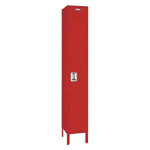Wardrobe Locker, (1) Tier, (1) Wide, Steel, Powder Coated Finish, 12 in W, 15 in D, 66 in H