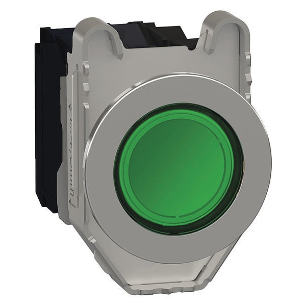 Push Button, 30 mm, 1NO/1NC, Green