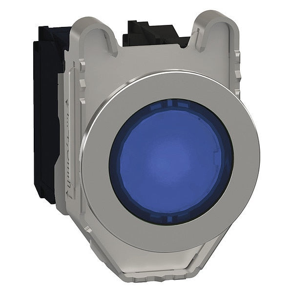 Push Button, 30 mm, 1NO/1NC, Blue