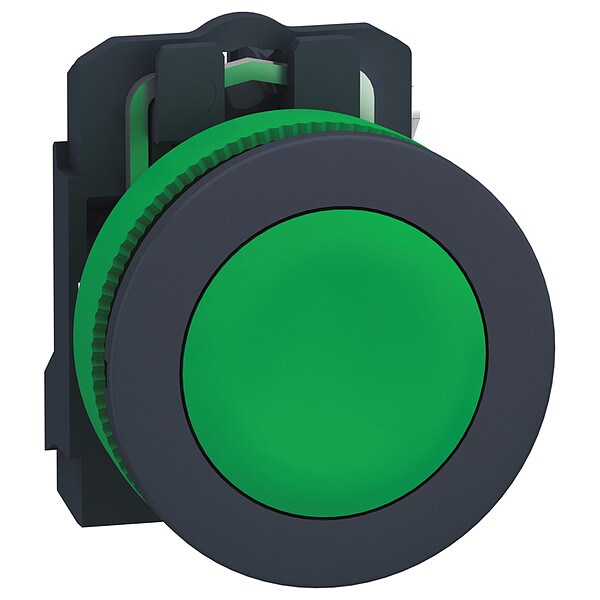 Push Button, 30 mm, 1NO, Green