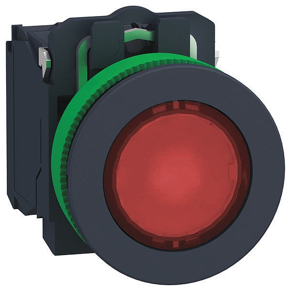 Push Button, 30 mm, 1NO/1NC, Red