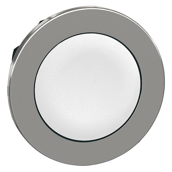 Pushbutton Head, 30 mm, White