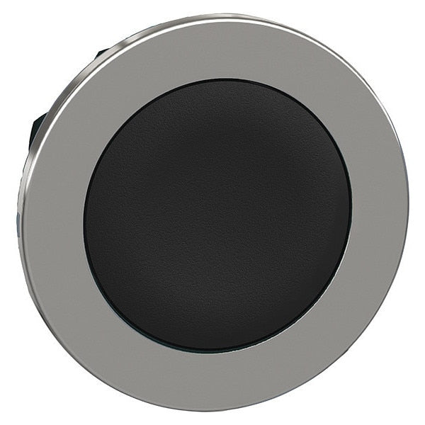 Pushbutton Head, 30 mm, Black