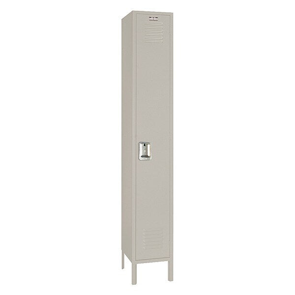 Wardrobe Locker, (1) Tier, (1) Wide, Steel, Powder Coated Finish, 12 in W, 15 in D, 78 in H