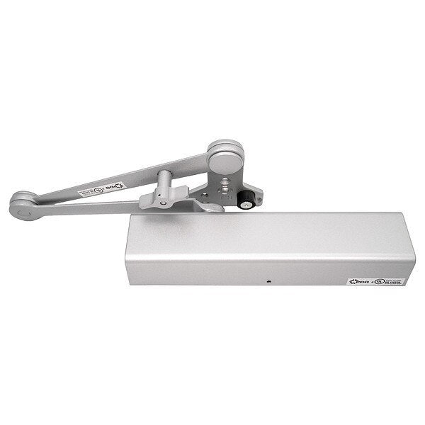 Manual Hydraulic PDQ 5501 Full Cover Commercial Closer Heavy Duty Interior and Exterior, Silver