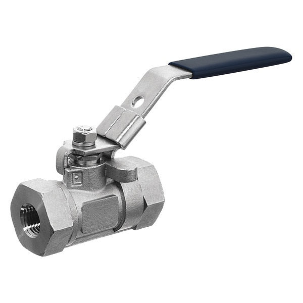 Ball Valve, 304 SS, 1-Way Body Style
