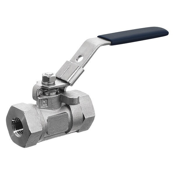 Ball Valve, 304 SS, 1-Way Body Style