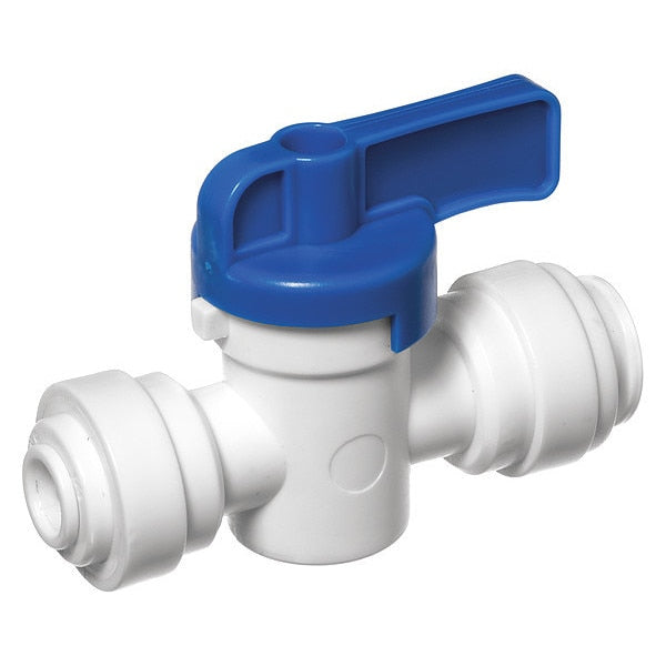 Ball Valve, Acetal, 2-Way Body Style