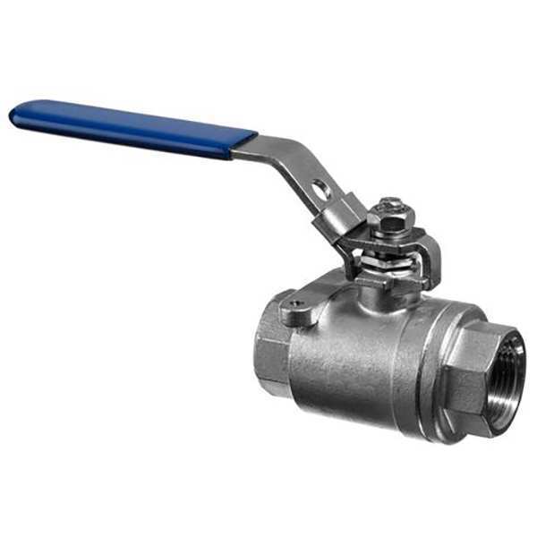 Mini Ball Valve, 304 SS, 1-Way Body Style
