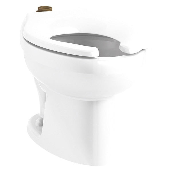 Toilet Bowl, Flush 1.1 to 1.6 gal., White