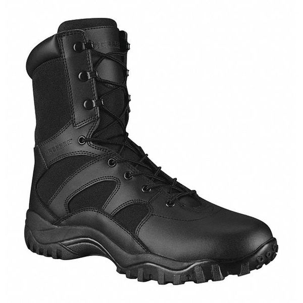 Boots, 11-1/2, EE, Black, Plain, Unisex, PR
