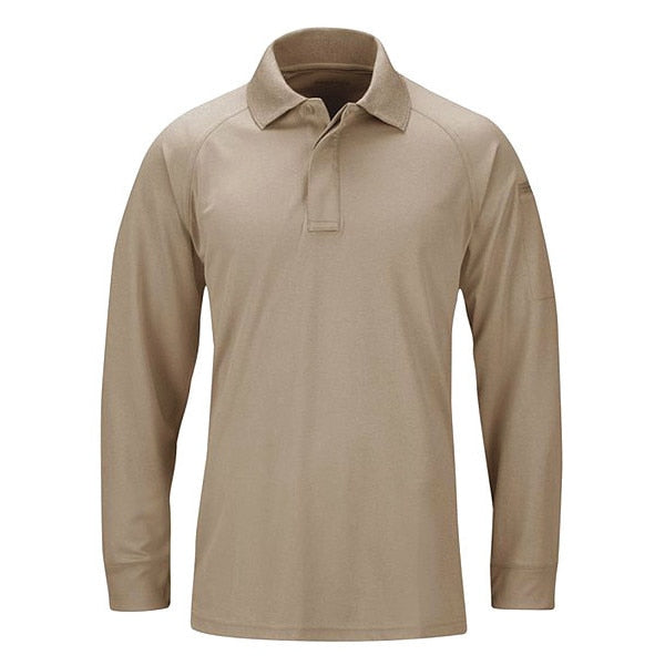 Tactical Polo, M, Silver Tan