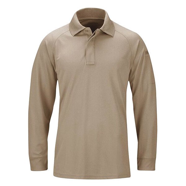Tactical Polo, S, Silver Tan