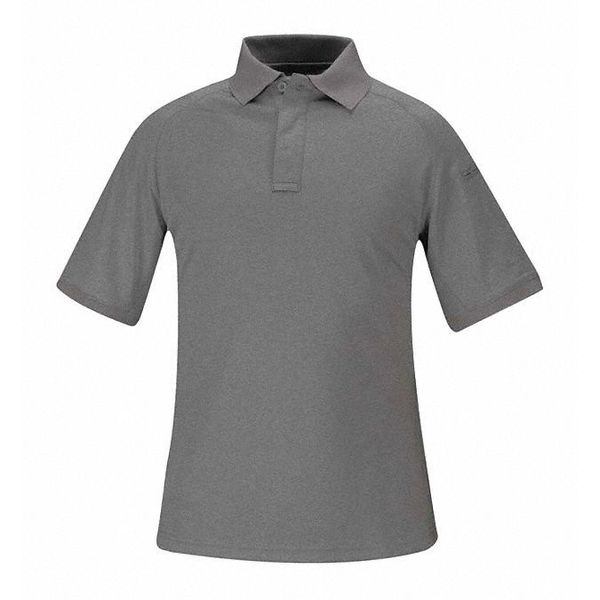 Tactical Polo, L, Heather Gray