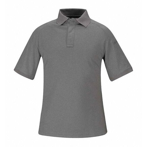 Tactical Polo, 2XL, Heather Gray