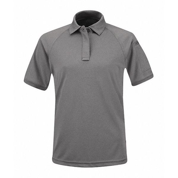 Tactical Polo, 3XL, Heather Gray