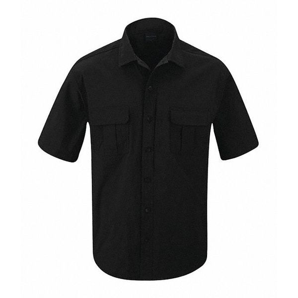 Short Sleeve Shirt, 2XL, Black