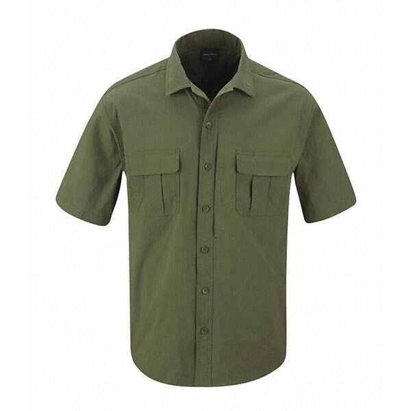 Short Sleeve Shirt, L, Olive