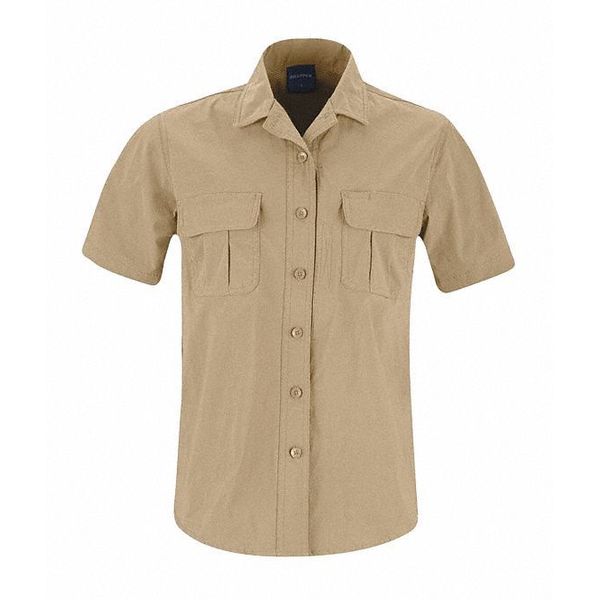 Short Sleeve Shirt, XL, Khaki