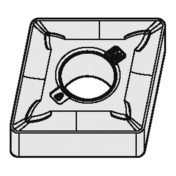 Diamond Turning Insert, 1/2 in, 0.0312 in