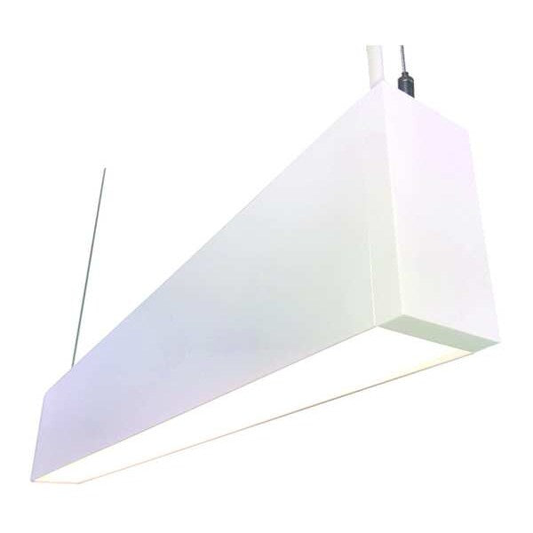 Recessed Troffer, 4 ft L, 4000 lm, 40.5W
