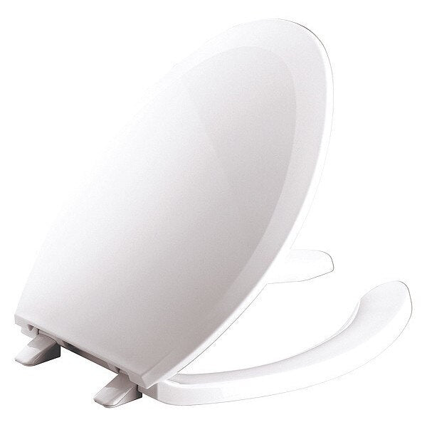 Toilet Seat, Elongated, White