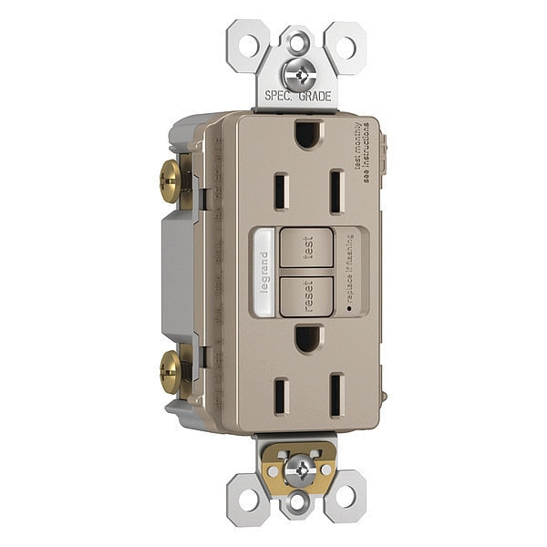 Power Inlet, 15A, 125VAC, Receptacle GFCI