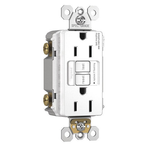 Power Inlet, 15A, 125VAC, Receptacle GFCI