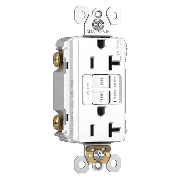 Power Inlet, 20A, 125VAC, Receptacle GFCI